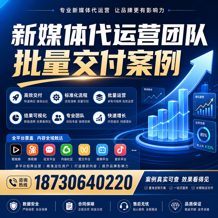 甘孜代运营公司多客户账号批量高效交付案例